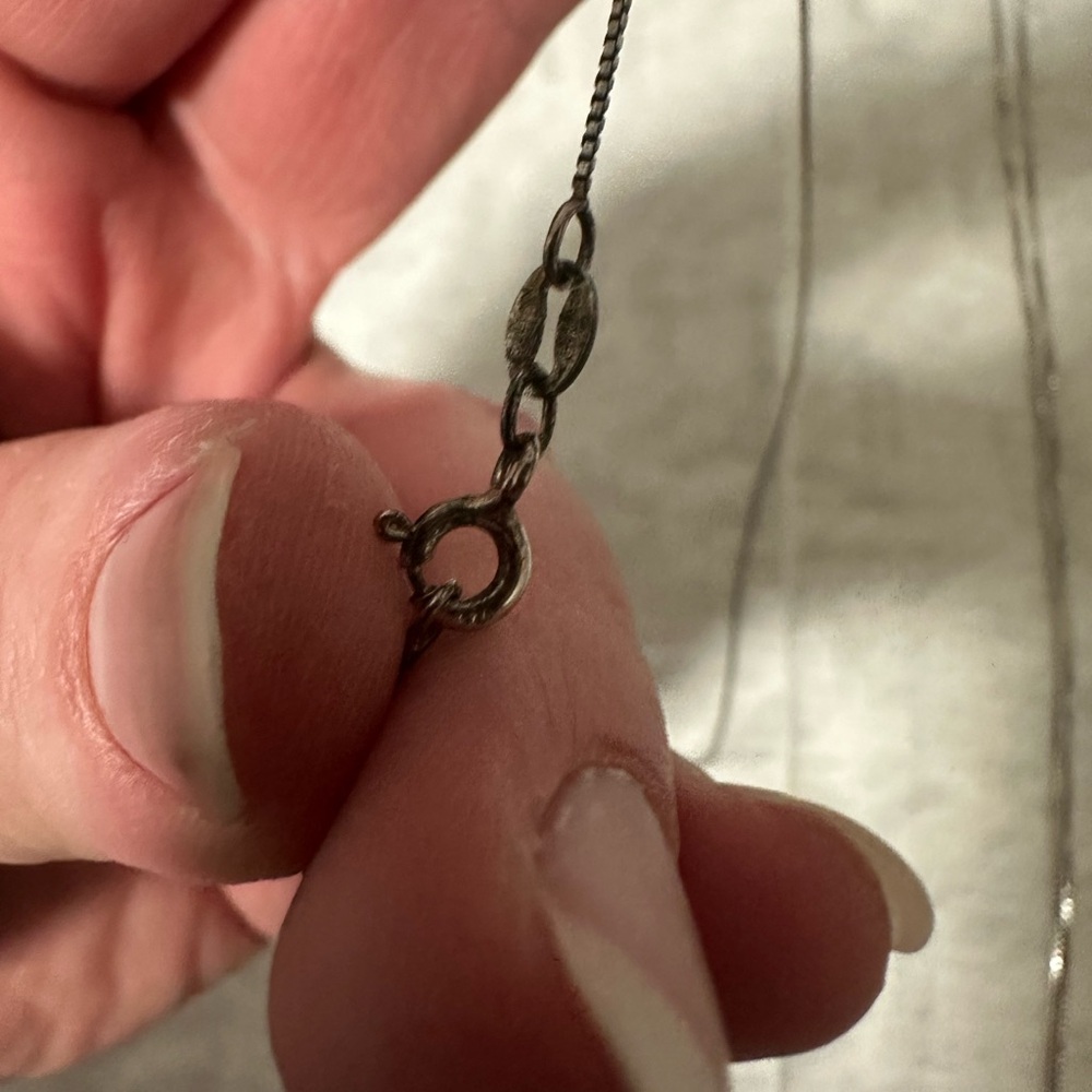 2 - Sterling Silver chain necklaces - Picture 3 of 4